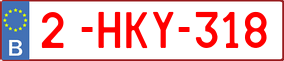 Truck License Plate